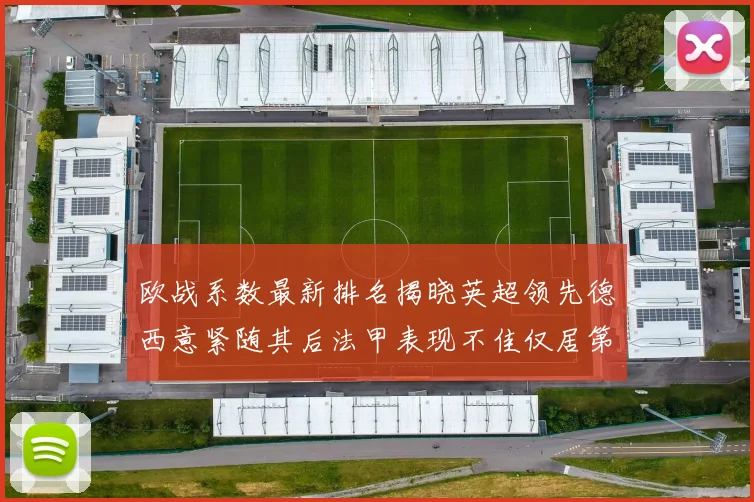 欧战系数最新排名揭晓英超领先德西意紧随其后法甲表现不佳仅居第八